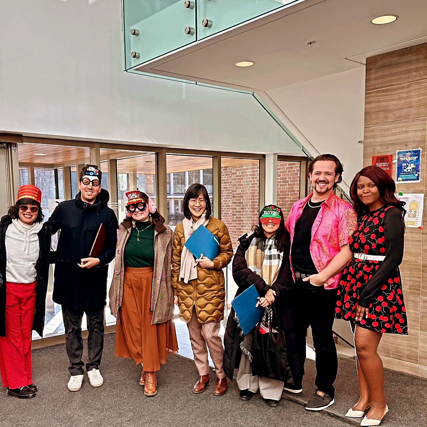 Victoria University staff team