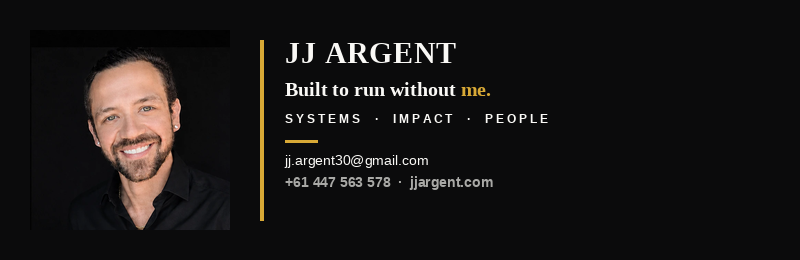 JJ Argent email signature preview