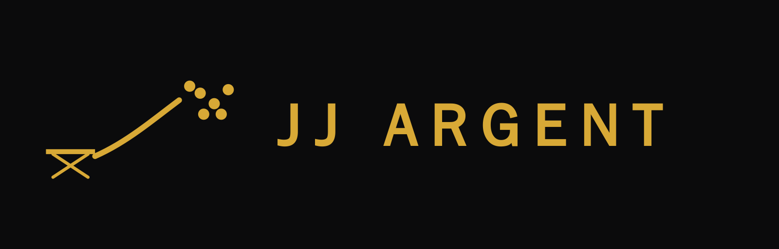 Primary logo — gold on ink (PNG)